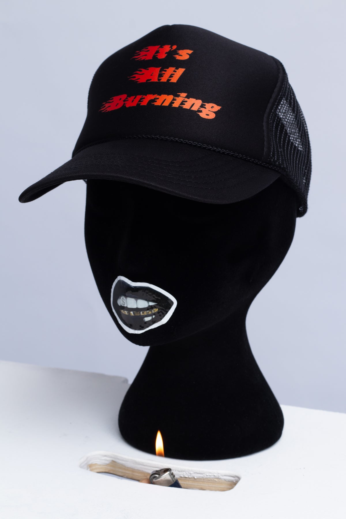 It's All Burning Foam trucker hat