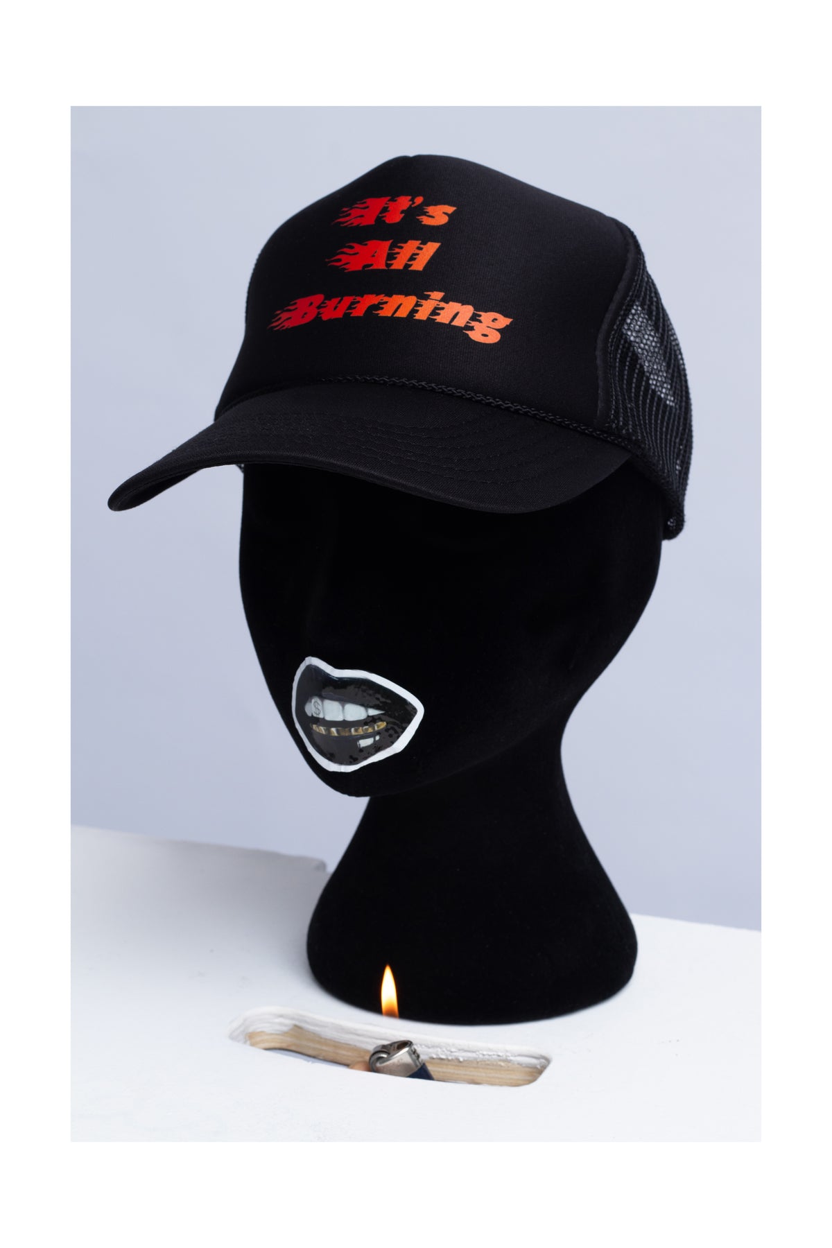 It's All Burning Foam trucker hat