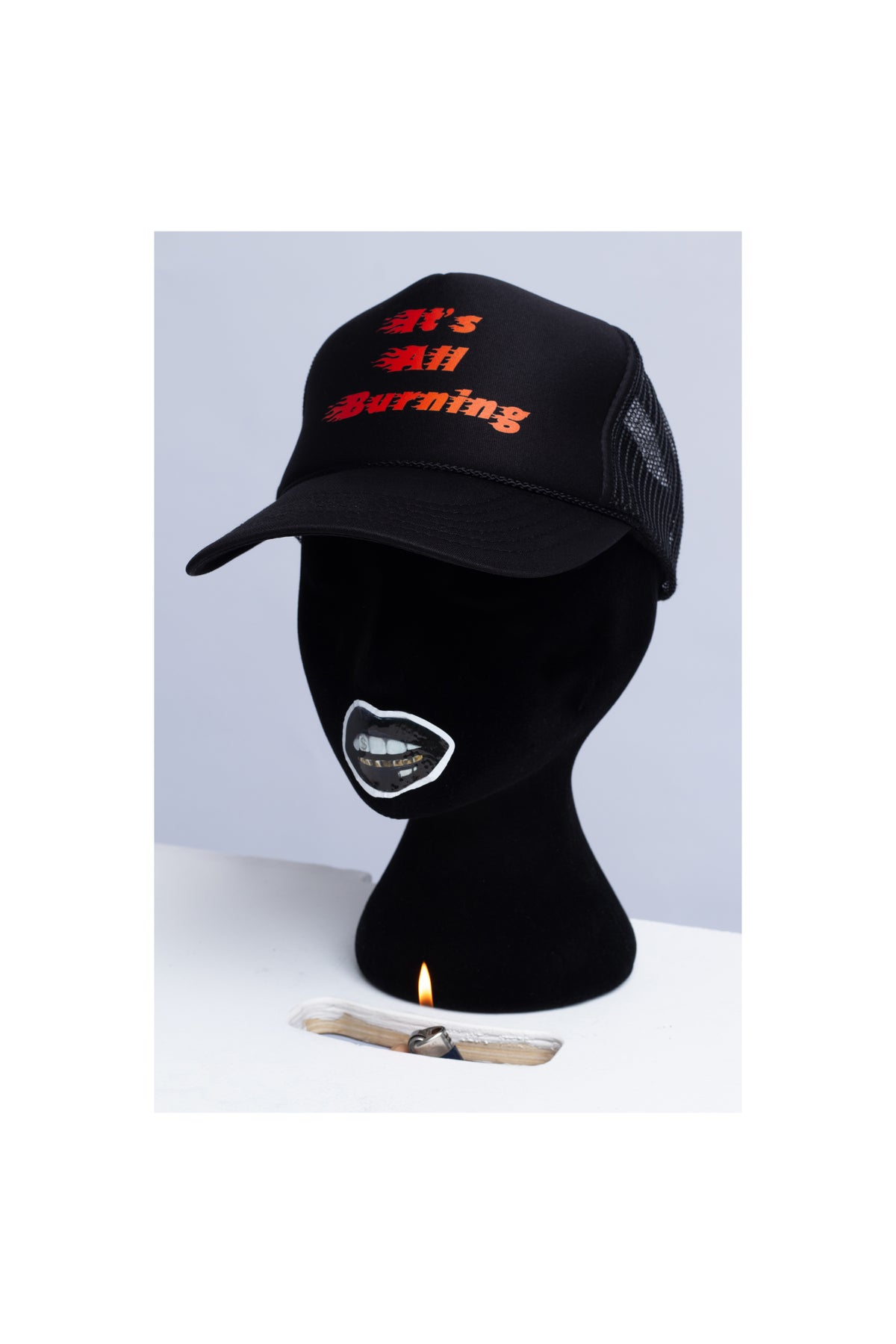 It's All Burning Foam trucker hat
